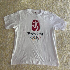 Beijing Olympics 2008 Official Licensed Tshirt Size Medium NWT
